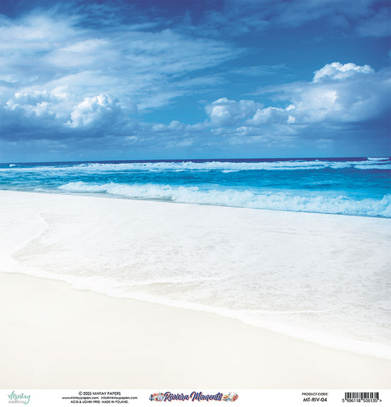 Scrapbooking Papier 30x30 - Mintay - Riviera Moments 04