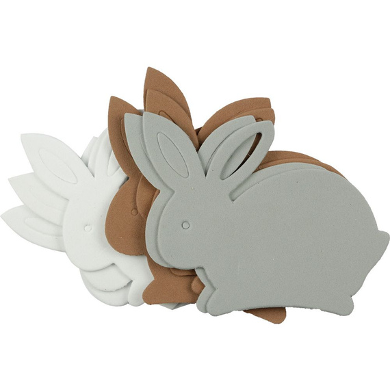 Schaumstoff-Häschen - 8 Stück