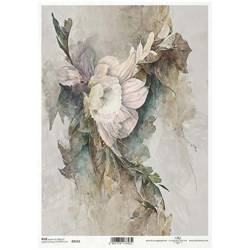 ITD Reispapier Decoupage Bastelpapier Softpapier Serviettentechnik, Blumen R2152