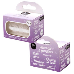 Aufkleber - Dekor Stickers - weiße Untertitel - Studio Light - Happily ever after