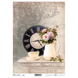 ITD Reispapier Decoupage Bastelpapier, Tea Time Teestunde Tasse R0761