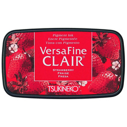 Tsukineko Versafine Clair Pigment Ink Pad - Strawberry