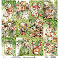 MINTAY 30x30cm doppelseitig Scrapbooking Craft Papier 240g - Wildwood Secrets 06