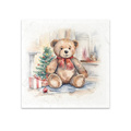 Scrapbooking-Bastelpapier-Set reisfelder - ITD - RSM138 Teddybären unter dem Weihnachtsbaum