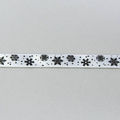 Satinband Schneeflocken 12mm x 23m