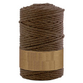 Baumwollkordel 5mm Seil aus Baumwolle mit Polyester Kern 100m - braun
