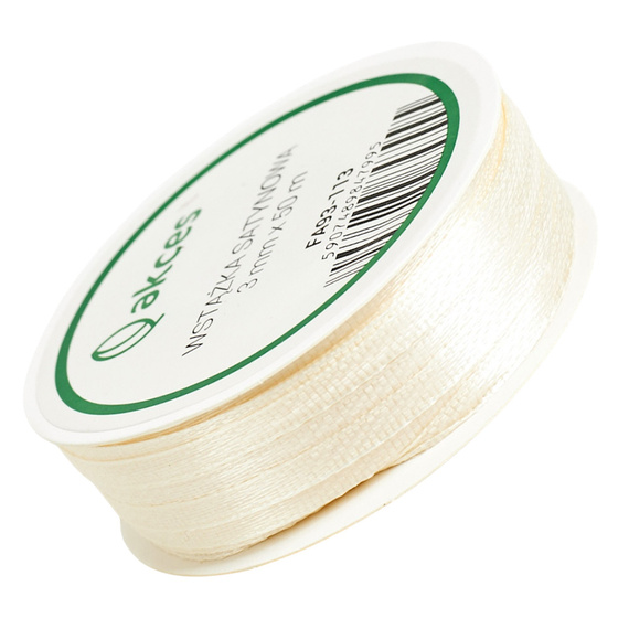 Satinband - creme - 3mm x 45m