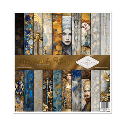 ITD COLLECTION Setz 11Stk 30x30cm Scrapbooking Papier -  Inspired by Klimt