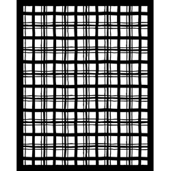 3D Mixed Media Schablone20x25 cm - Whispering Woods raster - Stamperia