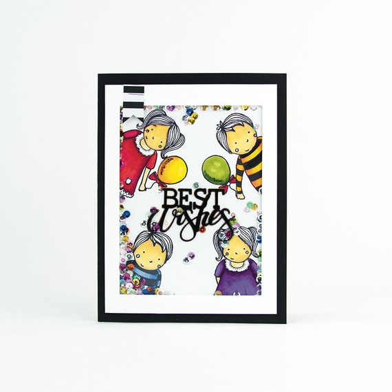 TONIC STUDIOS Gummistempel Stempel Motivstempel - Henri & Heffi, Junge und Elefant