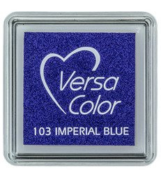 TSUKINEKO - Pigment Stempelkissen - Versa Color small 2,5 x 2,5 cm -  Imperial Blue