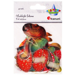 AUFKLEBER folie - Champignons - 40Stk.