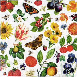 Serviettentechnik Motivserviette - 1 Stück - Decoupage Serviette 33x33 cm - Colourful Year