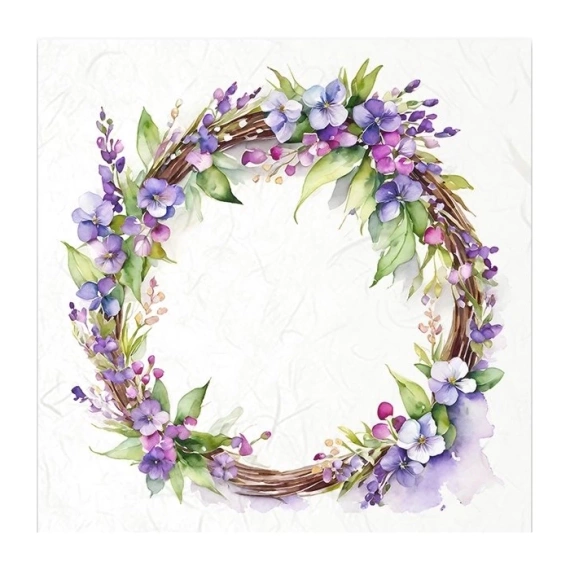 Scrapbooking-Bastelpapier-Set reis - ITD - RSM125 Maiglöckchen, Gänseblümchen