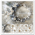 ITD 11Stk 30x30cm Scrapbooking Papier 200g 30x30 - Winter Bouquet