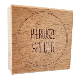 PROJECT PREZENT Gummistempel auf dem Block - Pierwszy spacer UntertitelPL