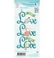 LEANE Transparent Acryl Stempel Motivstempel Clear Stamp -  Love