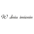 AGATERIA - Transparent Stempel Motivstempel Clear Stamp W dniu imienin.- Untertitel PL 