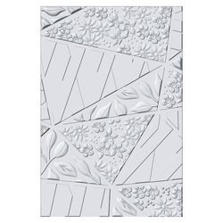 SIZZIX - 3D Textured Impressions Embossing Folder - Fragmented Floral