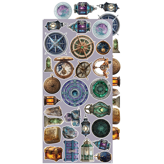 Scrapbooking-Zubehör-Set - Craft o'clock - Supernatural World - mix 03