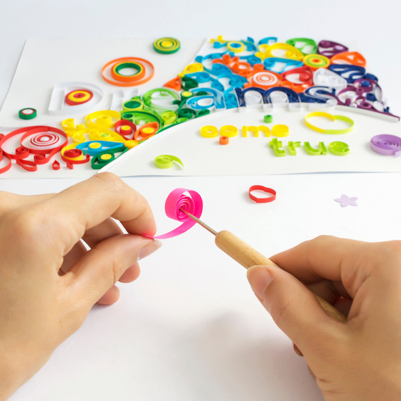 Quilling Schablone 15x21cm Muster Formen