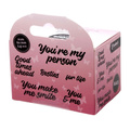 Aufkleber - Dekor Stickers - schwarze Untertitel - Studio Light - You're my person