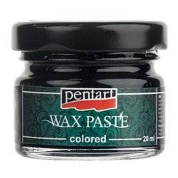 PENTART - Wachspaste Wax Paste Colored schwarz 20 ml