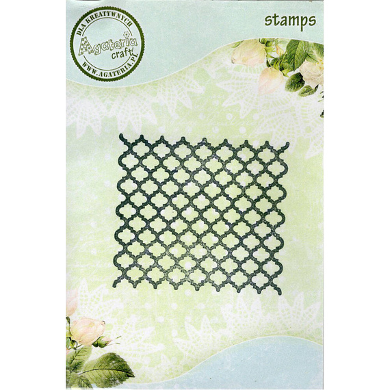 AGATERIA - Transparent Stempel Motivstempel - Moroccan clover 3, Marokkanischer Klee 2