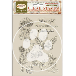 Transparenter Stempel - Whispering Woods - Wald - Stamperia
