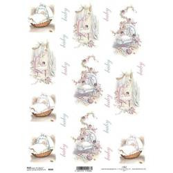 ITD Reispapier Decoupage Bastelpapier Softpapier Serviettentechnik, Kinder R658