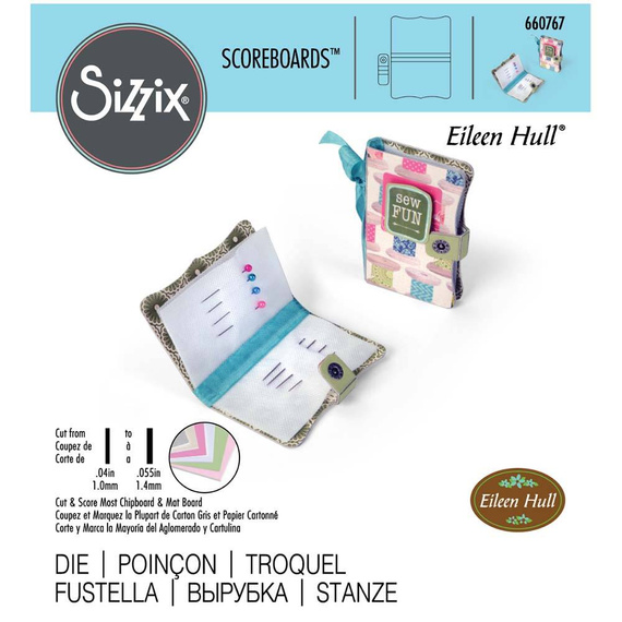 SIZZIX Bigz Stanzform Präge Stanzschablone Cutting Die, Needle Book