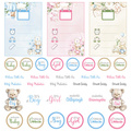SCRAPANDME Set von 6St 30x30 doppelseitig Scrapbooking Papier - Oh, Baby