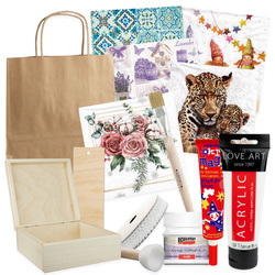 Kleines Decoupage-Starterset