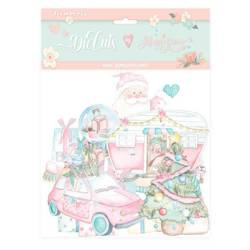 STAMPERIA - Pappformen Papierelemente Die Cuts Scrapbooking - Christmas Rose