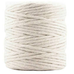 Makrameekordel aus Baumwolle Baumwollkordel 5mm - natur 100m