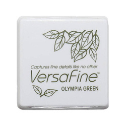 Tsukineko VersaFine Small – Pigmentstempelkissen auf Ölbasis - Olympia Grün