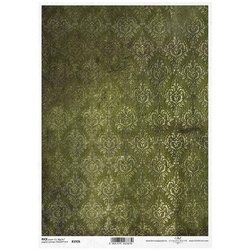 ITD Reispapier Decoupage Bastelpapier Serviettentechnik, R1926 Damast