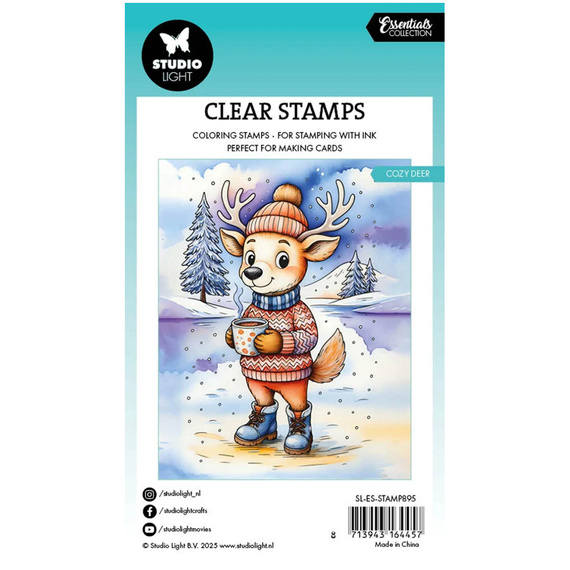 Transparenter Stempel - StudioLight - Cozy deer