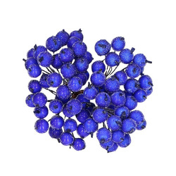 Gefrostete Beeren - marineblau - 1 Zweig mit 40 Beeren
