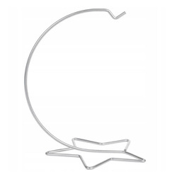 Kugelständer 12cm Stern - silber