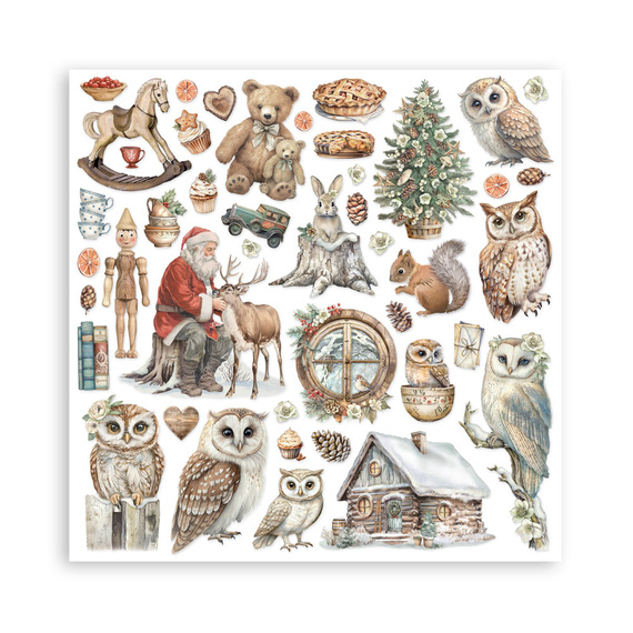 Scrapbooking Papier Set 30x30 - The Owl's House - Stamperia