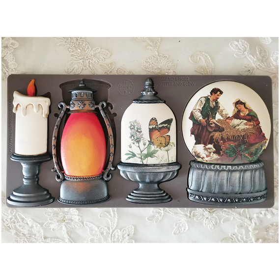 PRIMA SILIKONFORM Mold Abformen Gießen Mould, Glitter and Glow