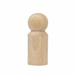 Mini Holzfigur - Pfand - Puppe peg doll 1pc