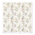 ITD COLLECTION Setz 11Stk 30x30cm Scrapbooking Papier - Floral Shabby Chic