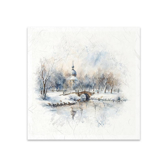 Scrapbooking-Bastelpapier-Set reisfelder - ITD - RSM139 Winteransichten