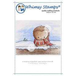 WHIMSY STAMPS - Gummistempel Motivstempel - Wintereule  Eule
