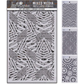 CIAO BELLA Mixed Media Schablone STENCIL Lu Mania -  Set 3 - 3 stk.
