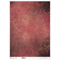 Reispapier für Decoupage A3 ITD-762L Damast