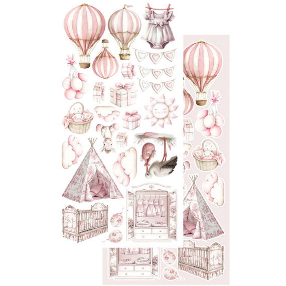 ALCHEMY OF ART Set 15x30cm Scrapbooking Papier, Magic of the Northern Lights, aurora