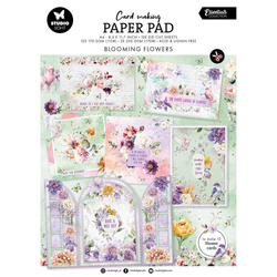 Scrapbooking Papier Set mit A4-Elementen - Flowers Blumen - Studio Light